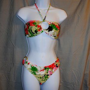 Milly Cabana Floral 2 piece Bikini Size M